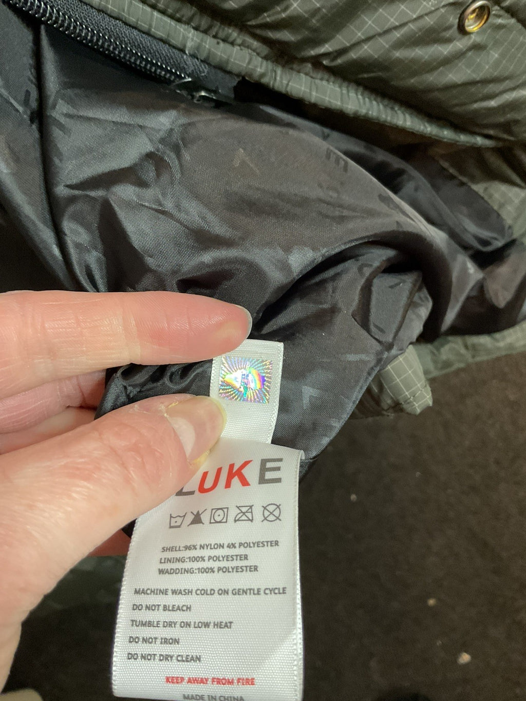 Luke 1977 Dreward Longline Jacket Men’s Puffer, Immaculate Condition Rrp £175.0013