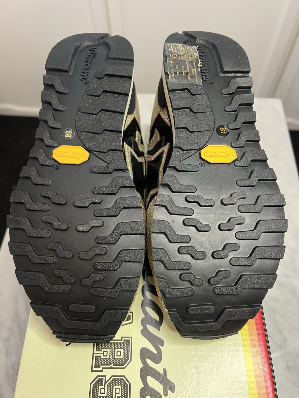Atlantic Stars Vega Black/Gold Glitter Women's Trainers Uk3.5 Eu36 Bnib Genuine7