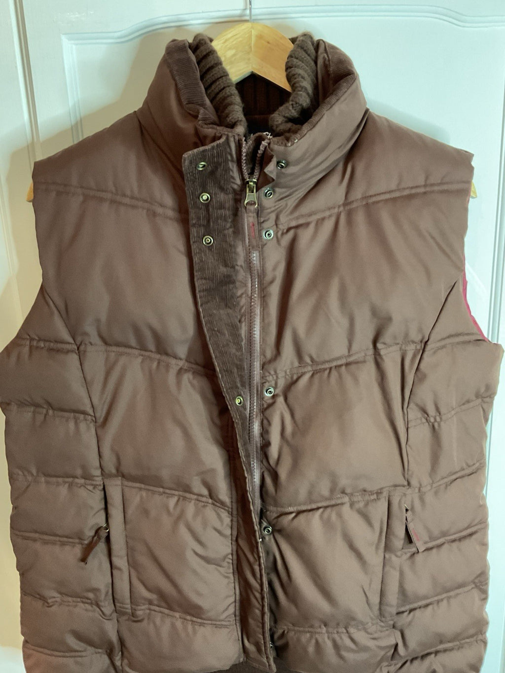 Peter Storm Women's Gilet Size 16 Brown Zip Pockets Bnwot2