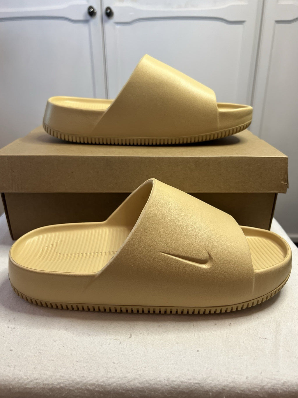 Nike Calm Slide [FD4116-200] Men/Women Sandals Slides Sesame/sand uk11m  bnib2