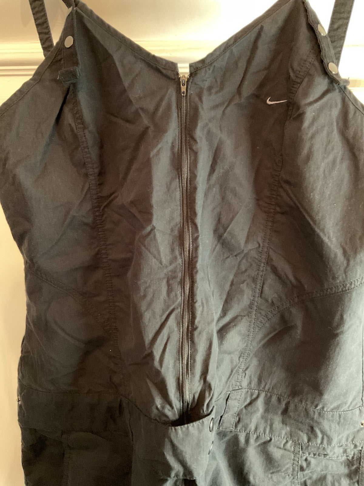 Nike Retro Vintage Silver Tag Black Dungarees 2xl BNWT2