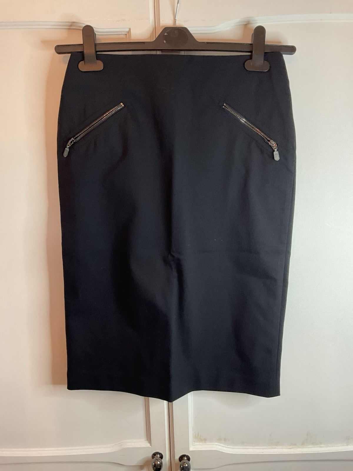 Belstaff Black Rider Skirt Size 8 Bnwt Rrp £890