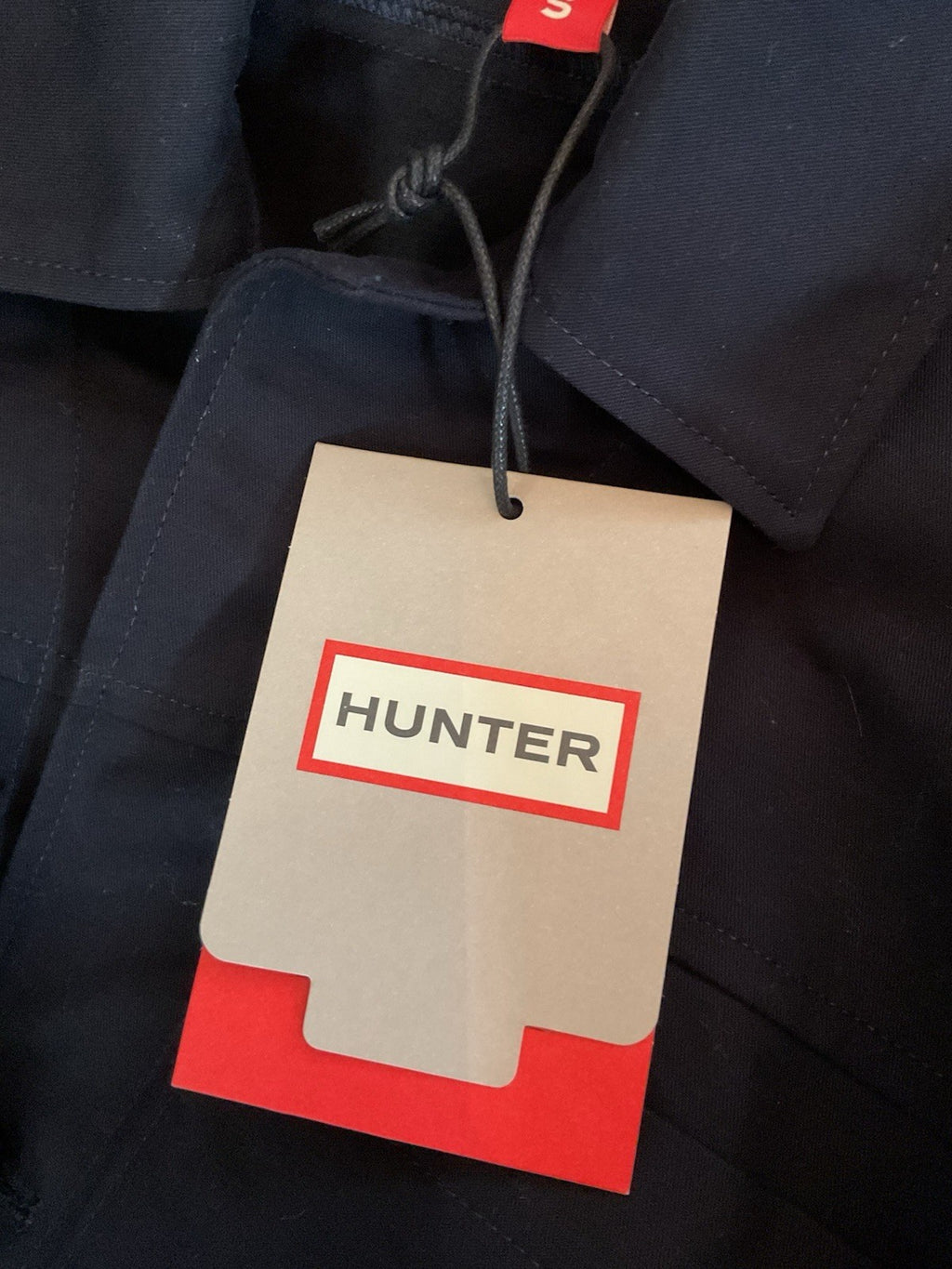 Hunter Men’s Miuk Ripley Navy Lightweight Jacket Small Harm0070242 Bnwt5
