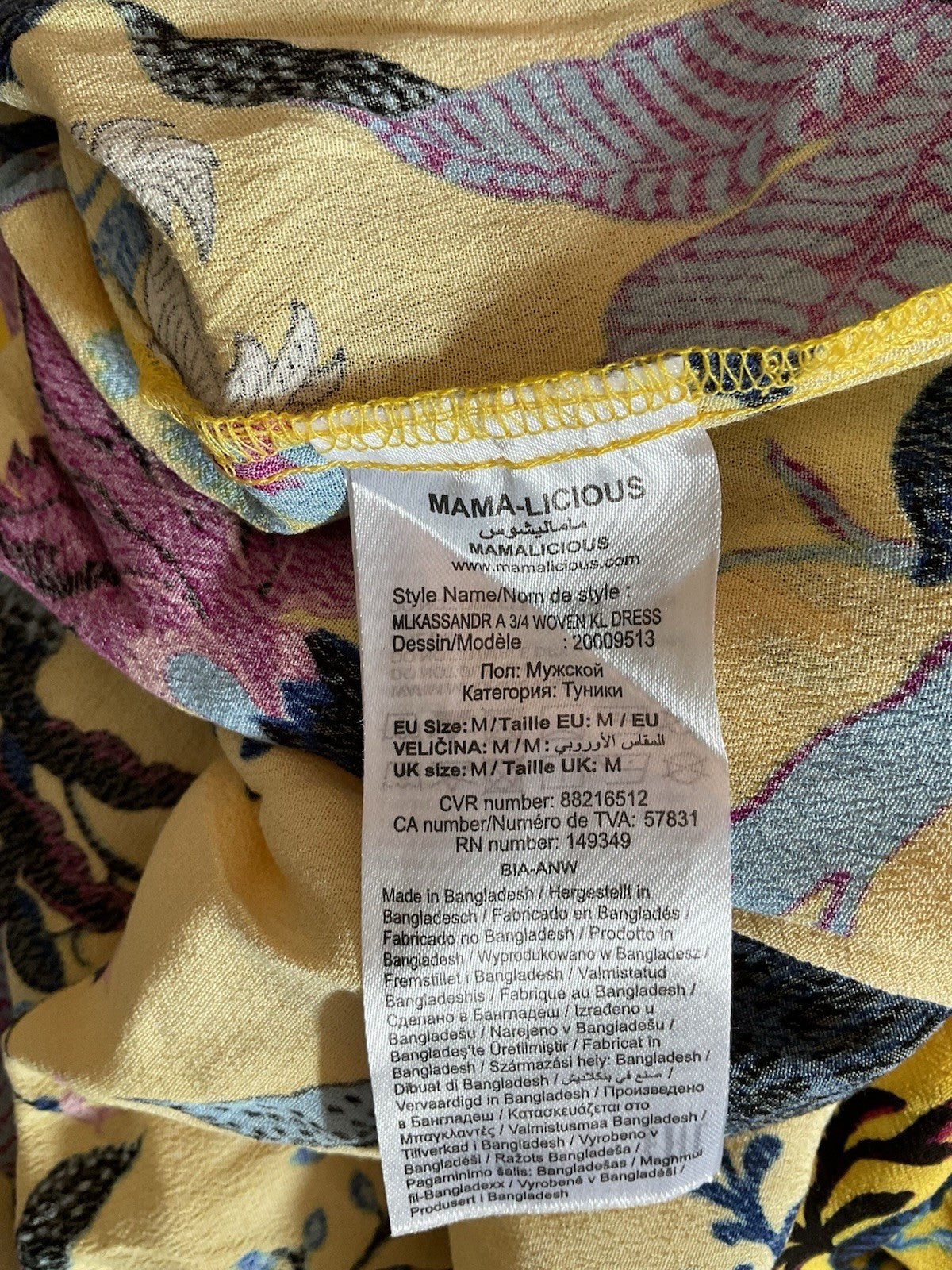 Mamalicious Maternity Dress / Tunic Mlkassandra 3/4 BNWT Rrp £45.004