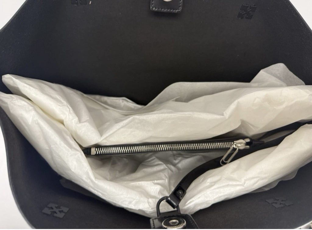 OFF-WHITE Sculpture designer Tote Bag with inner clutch bag, Genuine RRP £1260 4