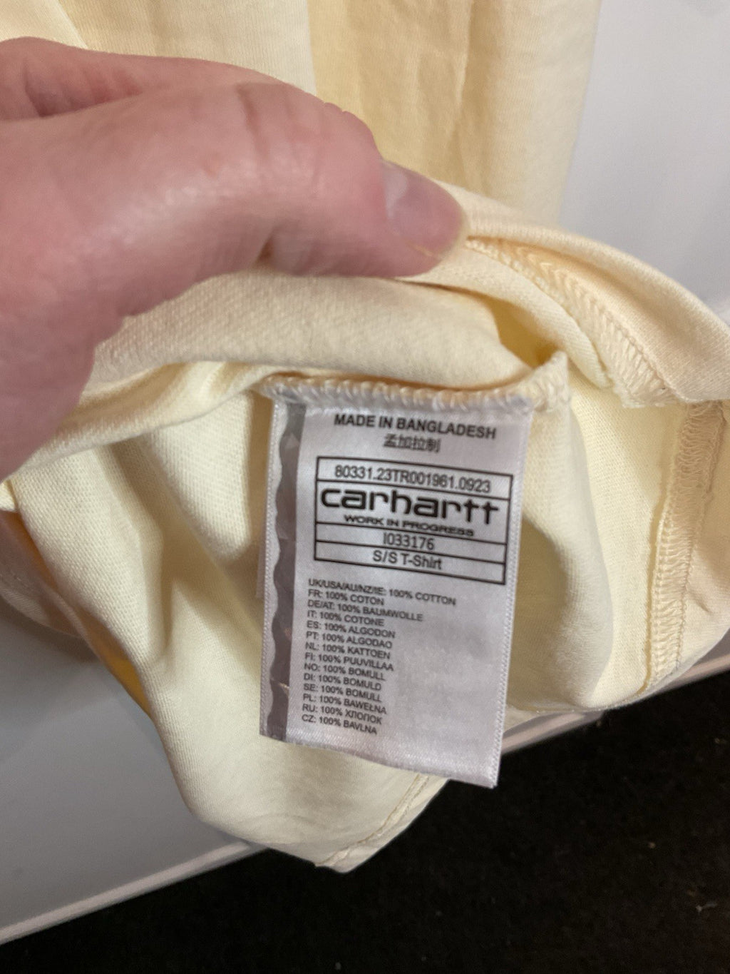 Carhartt WIP S/S Diagram Script T Shirt Men’s Size XXL Bnwot4