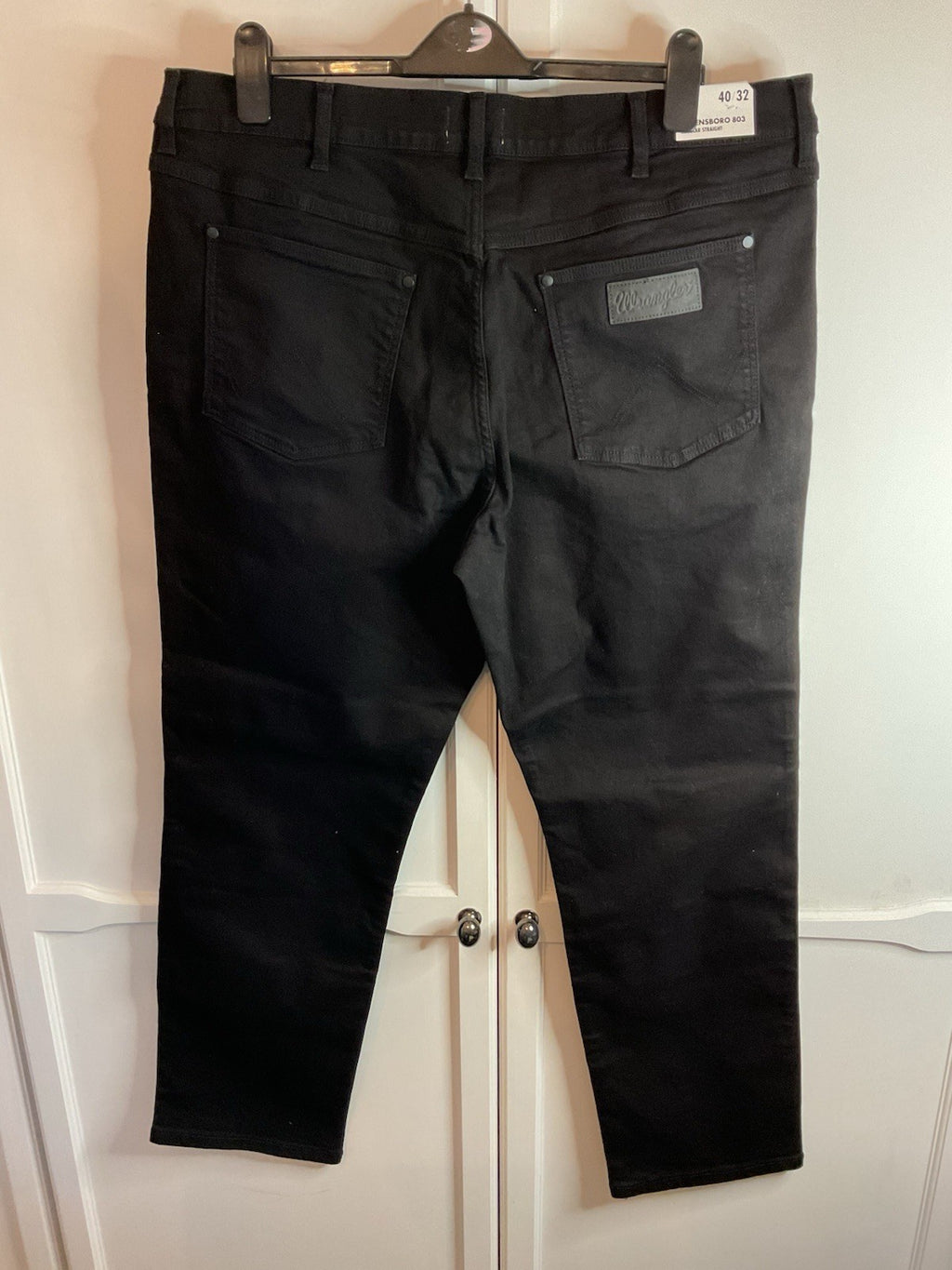 Wrangler Back To Black Greensboro 803 Jeans 40W 32L, 411246 BNWT2