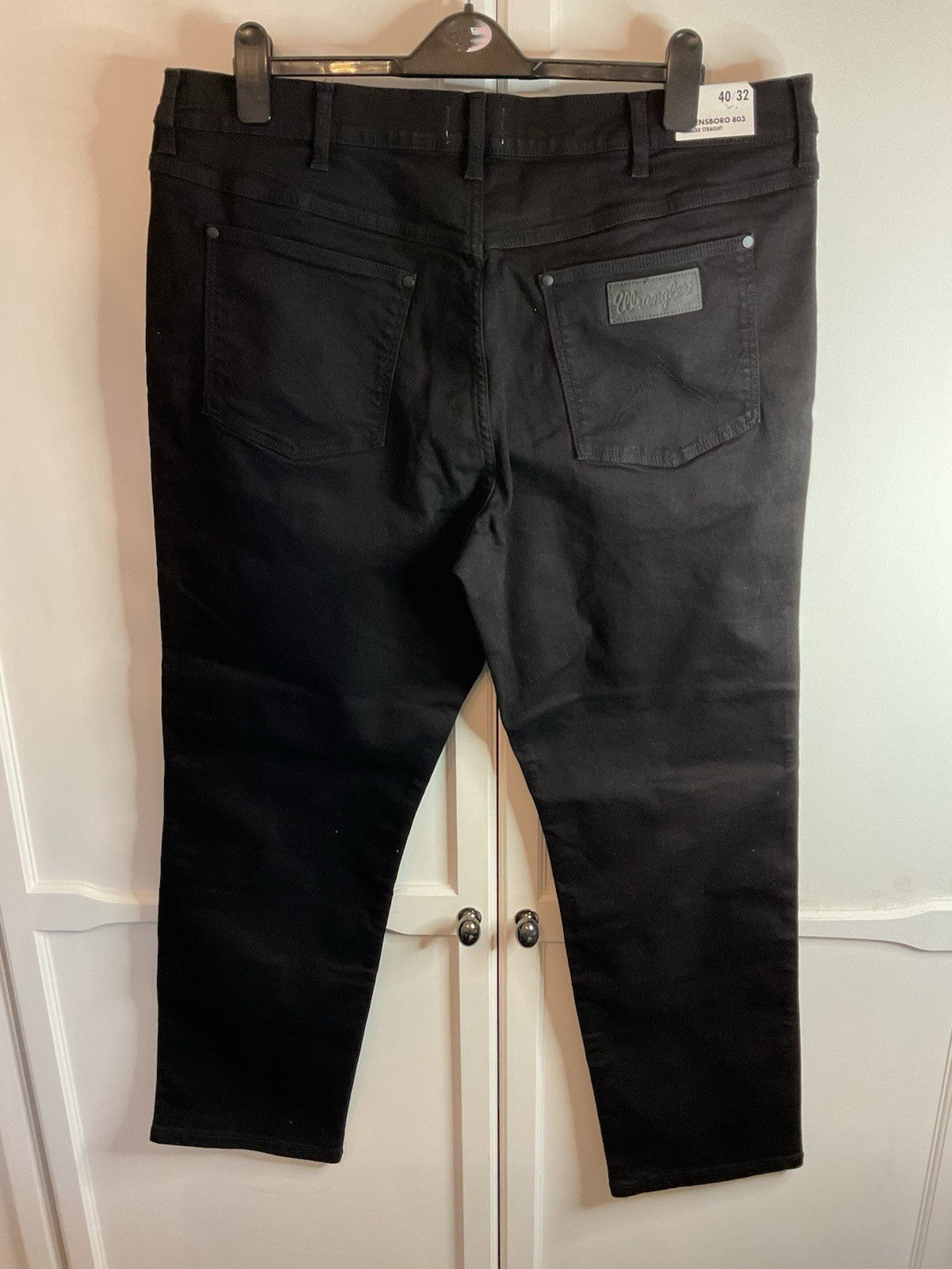 Wrangler Back To Black Greensboro 803 Jeans 40W 32L, 411246 BNWT2