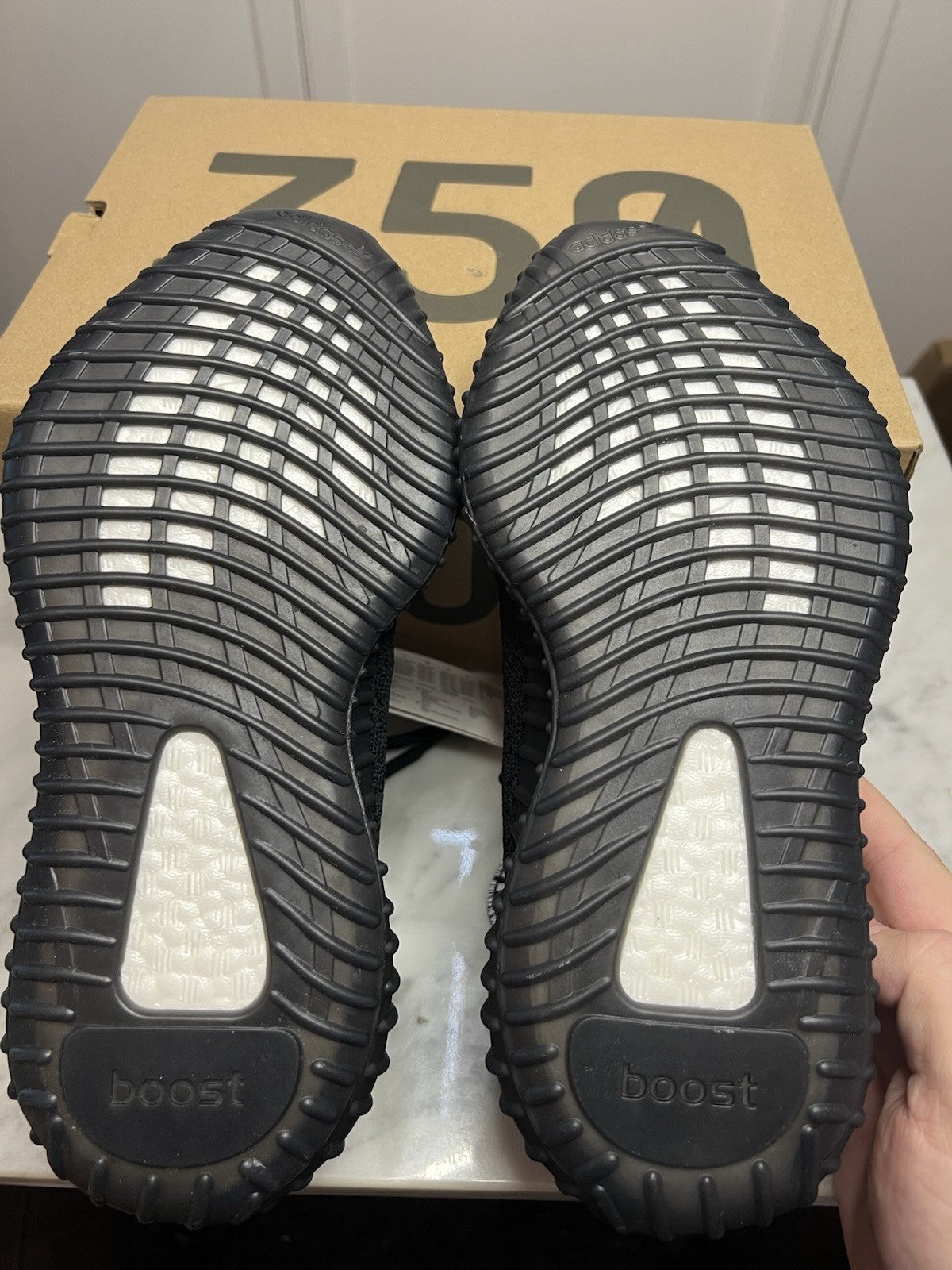 Adidas Yeezy Boost 350 V2 Core Black Red Stripe BY9612 Uk 4.5 Bnib Authentic4