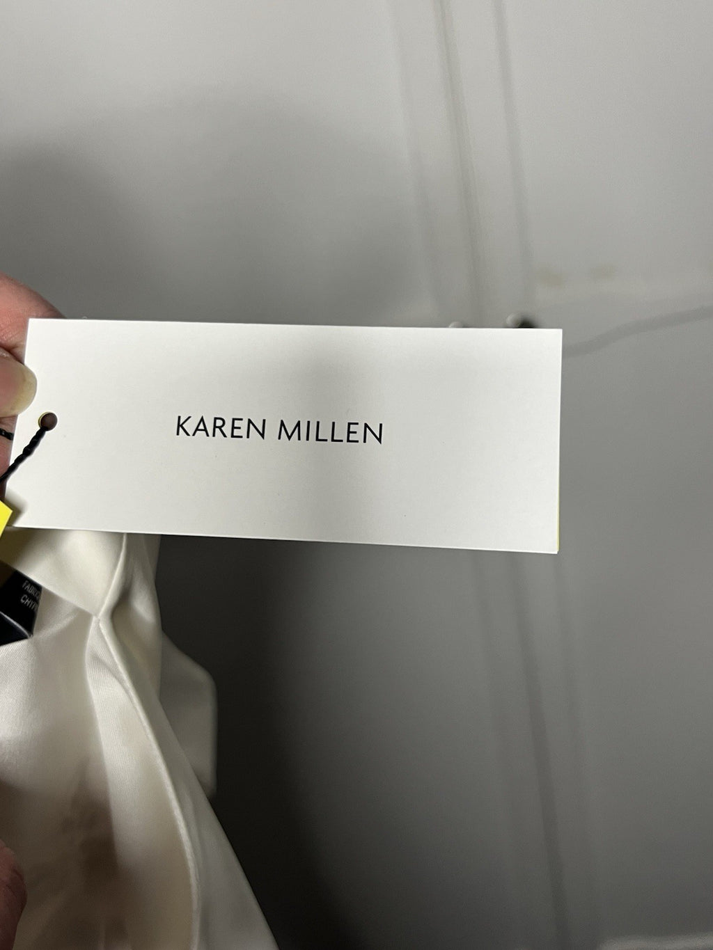 Karen Millen Ivory Orchid Floral Stretch Dress Size 10 RRP £170 Wedding Occasion3