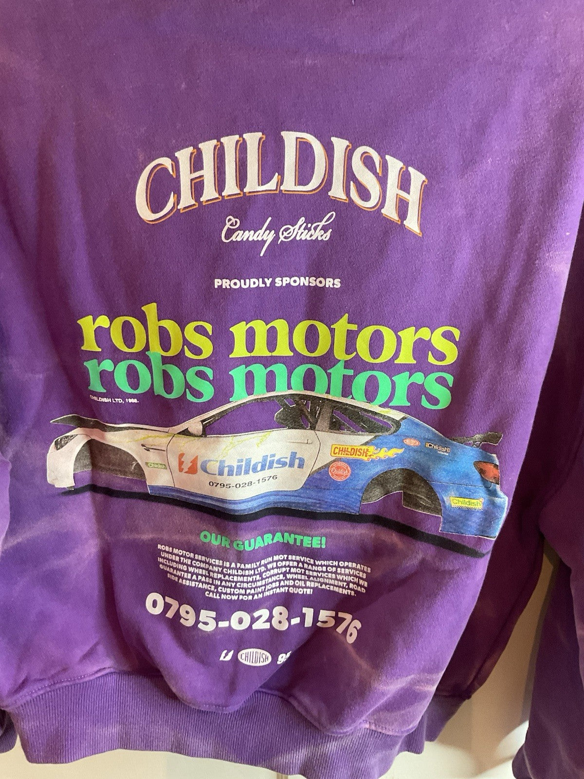 TGF Childish RC Car Limited Edition Oversize Hoodie Size XXS ***UNWORN*** bnwnt 4