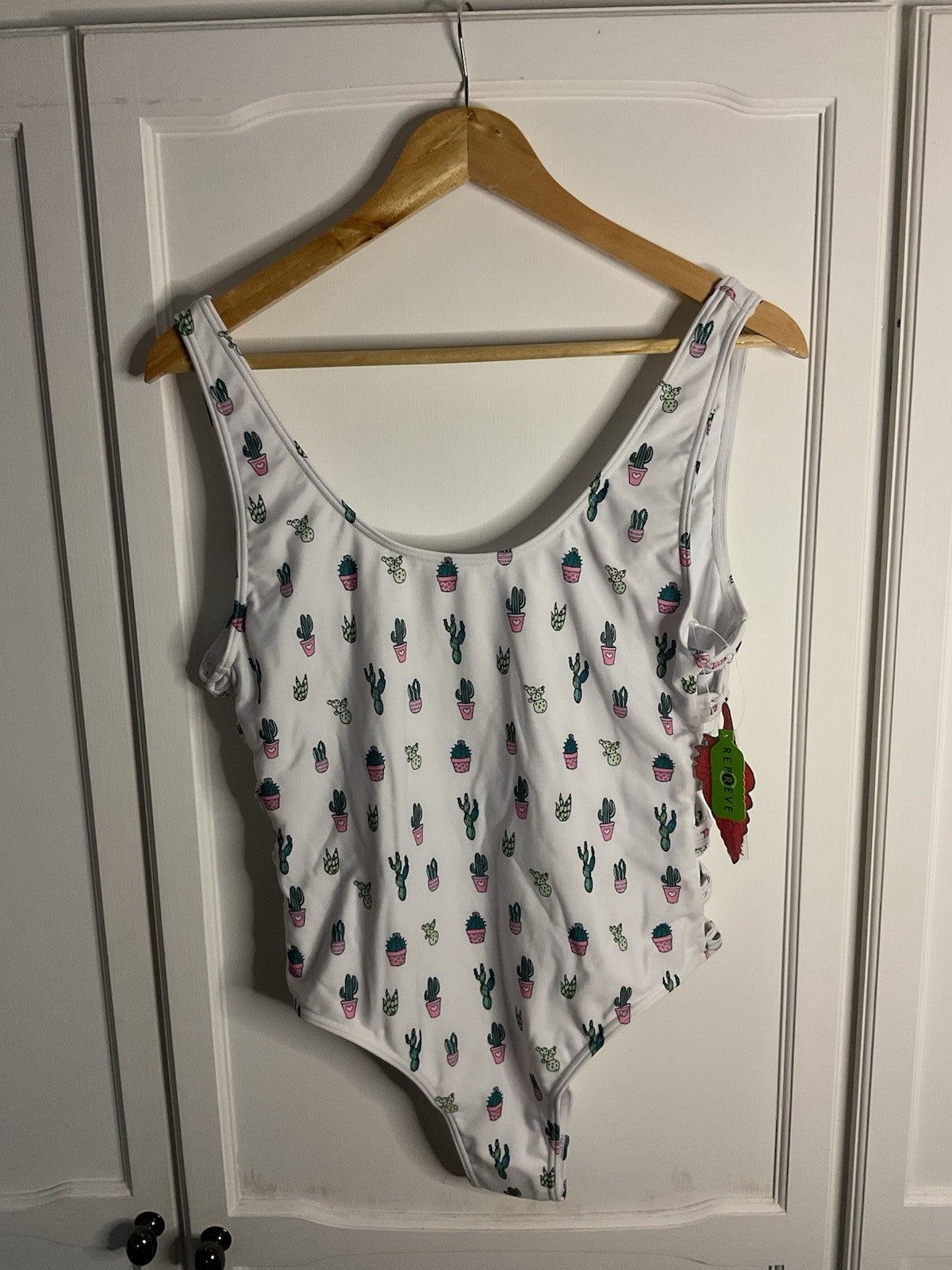 Chelsea Peers Women's Swimming Costume Cactus Design Size Large BNWT0