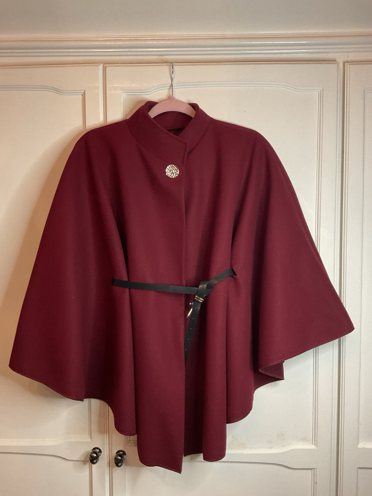 H6 Maroon Burgundy Women’s One Size Cape /Shoal Uk8-18 New with Tags0