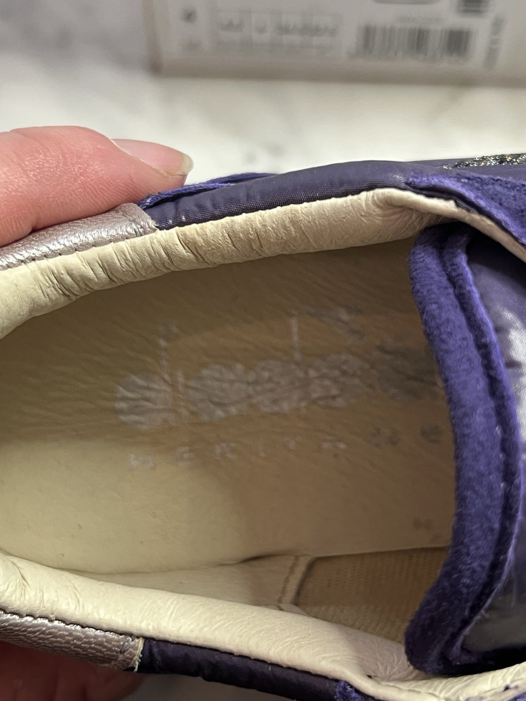 Diadora Heritage Camaro Violet Swarovski Cyrstal Trainers Uk 4 Bnib RRP £230 New6