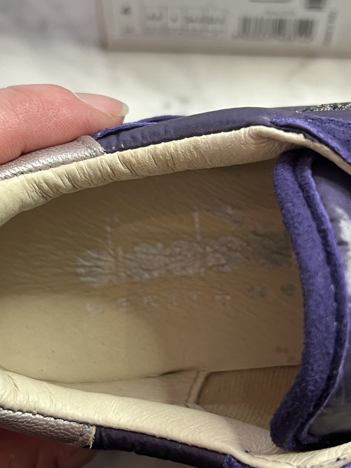 Diadora Heritage Camaro Violet Swarovski Cyrstal Trainers Uk 4 Bnib RRP £230 New6