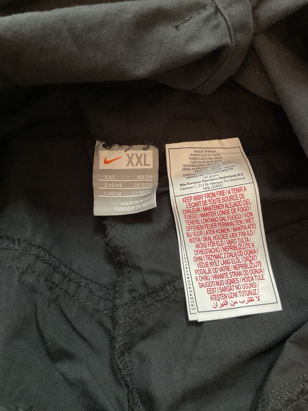 Nike Retro Vintage Silver Tag Black Dungarees 2xl BNWT10