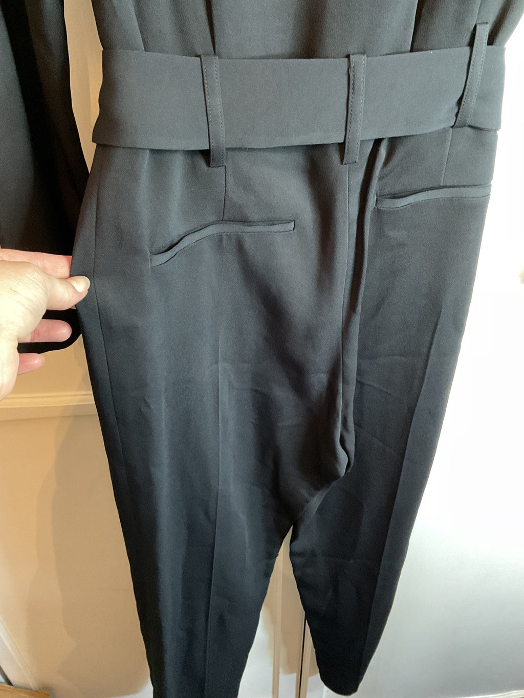 Fenn Wright Manson Helaine Petite Jumpsuit Black UK 10 Bnwt Rrp £229.002