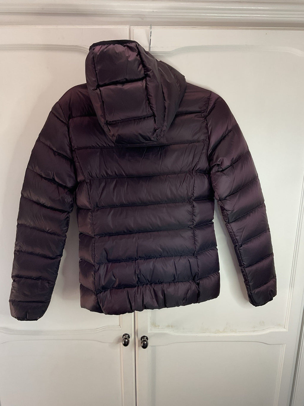 Best Company Women’s Puffer Coat Size Small, Purple/dark Maroon, Vintage Deadsto2