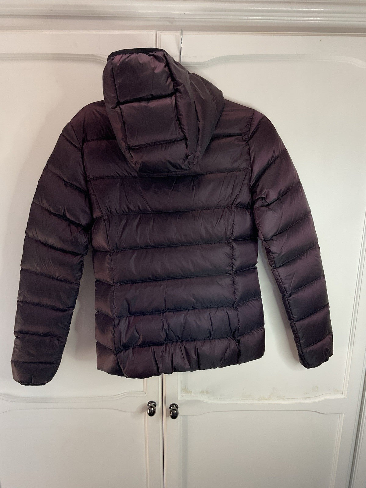 Best Company Women’s Puffer Coat Size Small, Purple/dark Maroon, Vintage Deadsto2