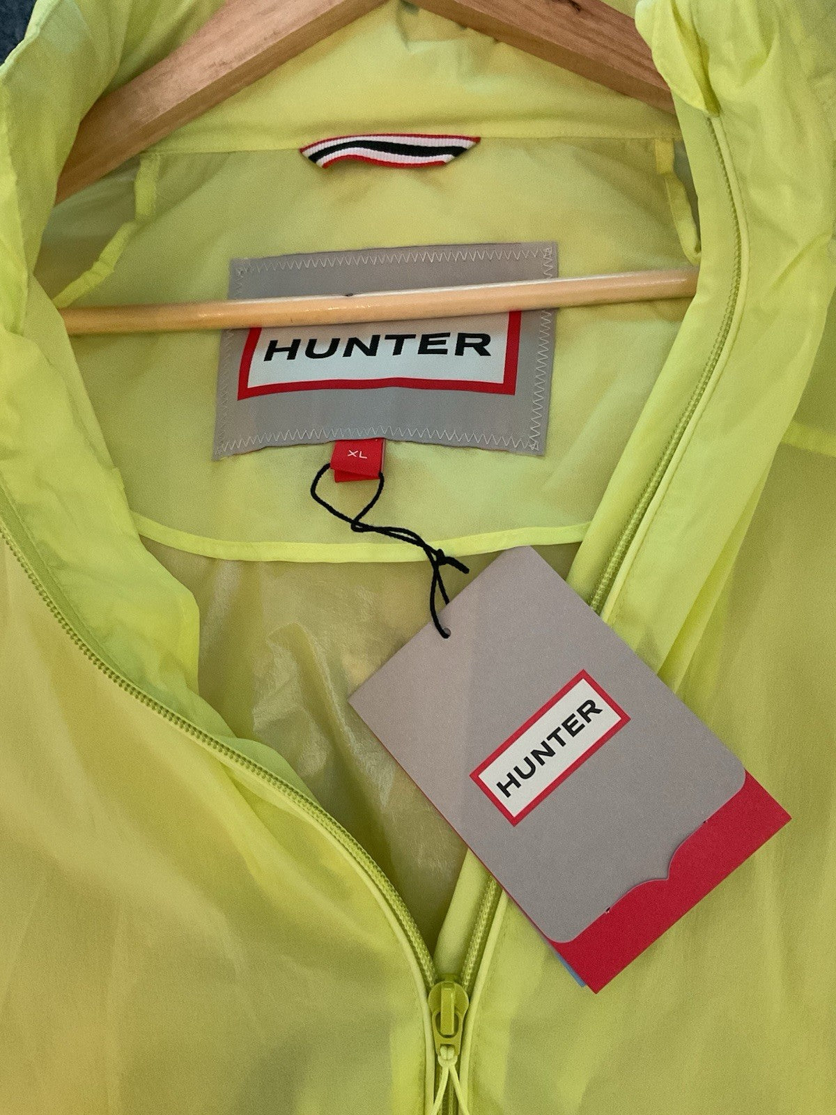 Hunter Women’s Travel Shell Jacket Zest Yellow Size 18 XL Bnwt Wr01430saa3