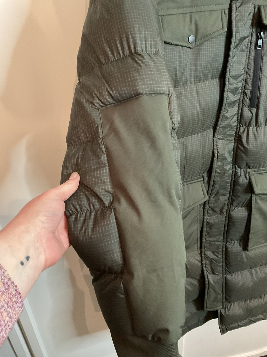 Luke 1977 Dreward Longline Jacket Men’s Puffer, Immaculate Condition Rrp £175.006