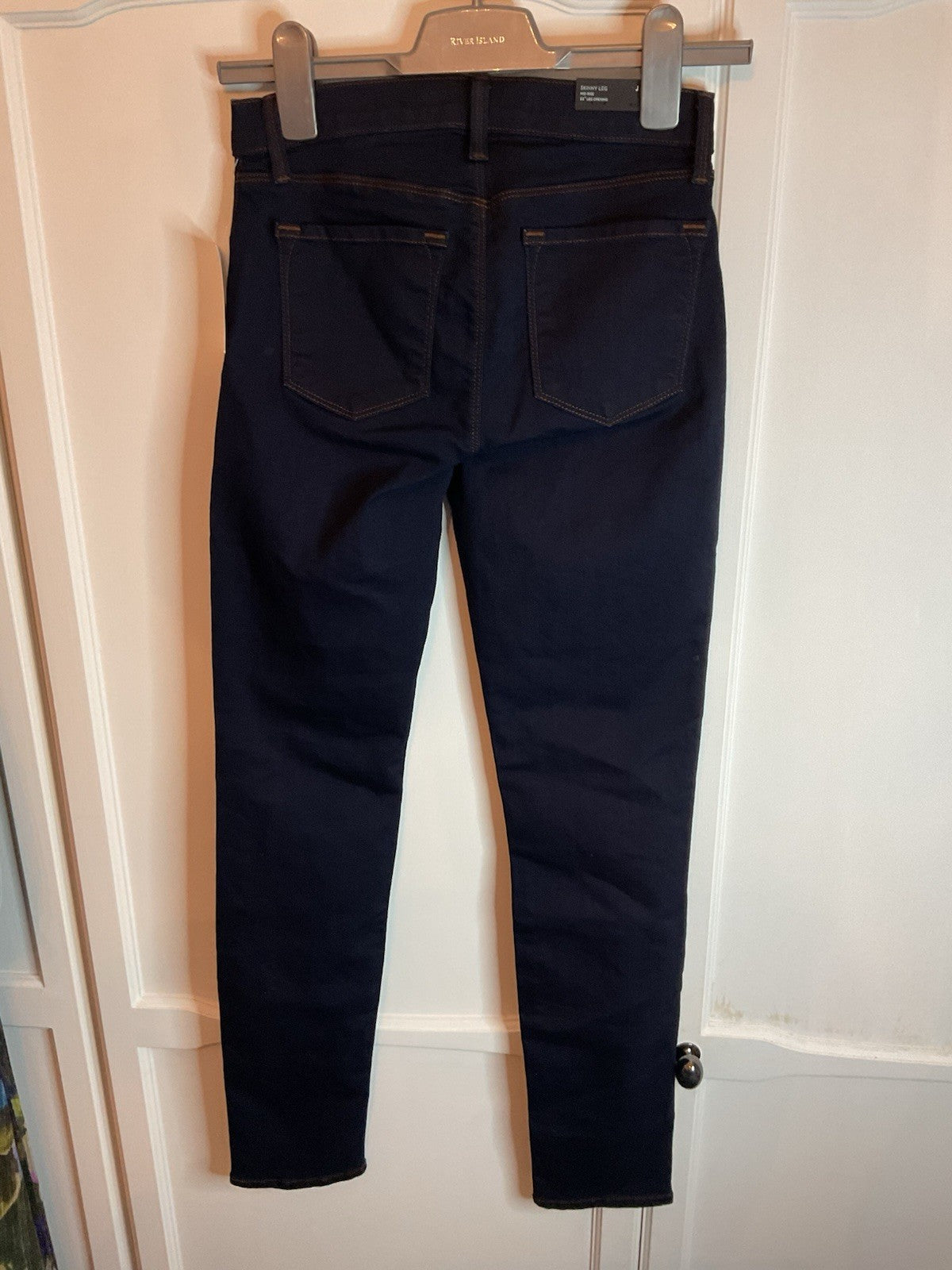 J Brand Skinny Leg Mid-Rise Jeans Ink Blue Stretch Denim Size 25 bnwt (uk 6-8)1