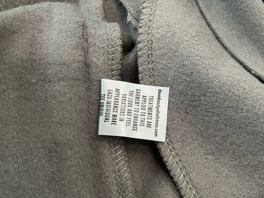 David & Goliath Nerdvana Hoodie Charcoal Grey- Vintage retro Bnwt lovely hoodie 8