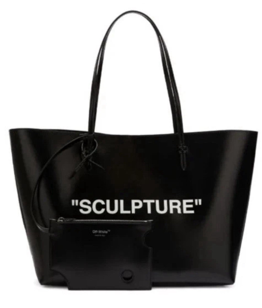 OFF-WHITE Sculpture designer Tote Bag with inner clutch bag, Genuine RRP £1260 6