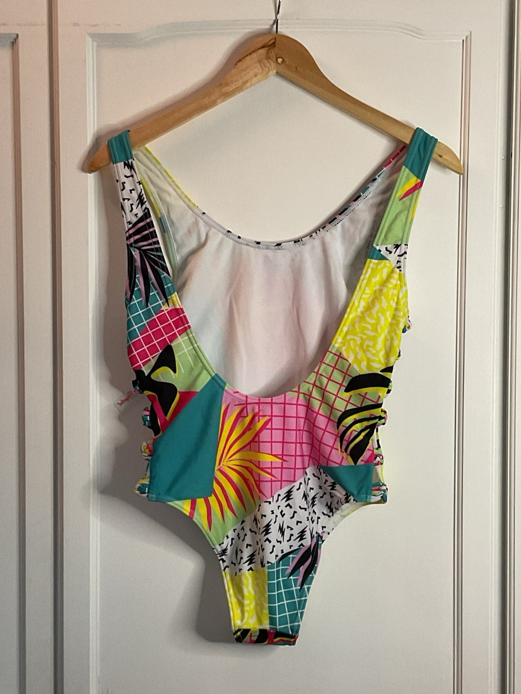 Chelsea Peers Women's Swimming Costume Funky Multi Coloured Size XS Bnwt1