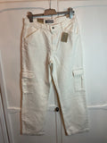 Levis Vintage Y2K SilverTab  94’s Loose Fit unisex W30x31 Baggy Ivory White Bnwt0