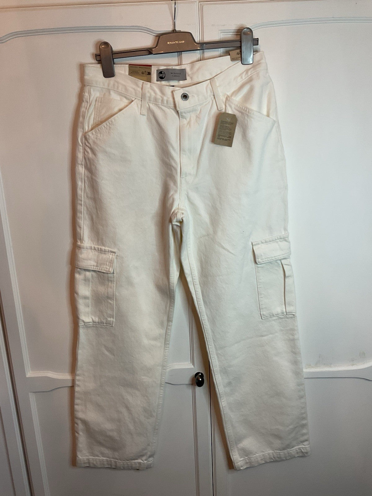 Levis Vintage Y2K SilverTab  94’s Loose Fit unisex W30x31 Baggy Ivory White Bnwt0