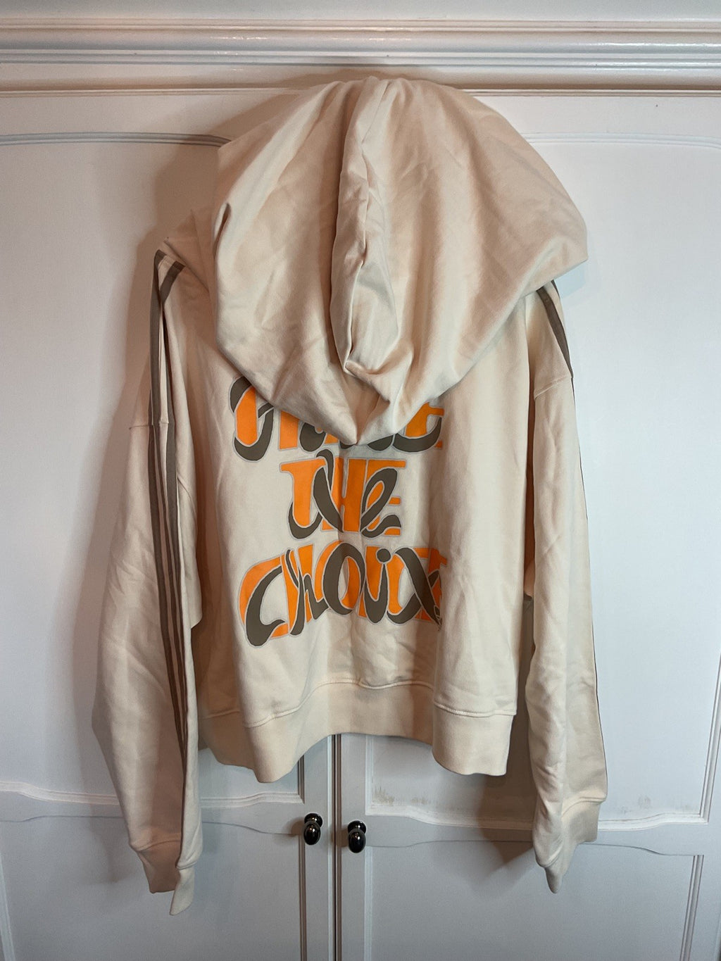Womens Adidas Cropped Hoodie Inspired by Taqwa Bintali Size 4XL Bnwt2