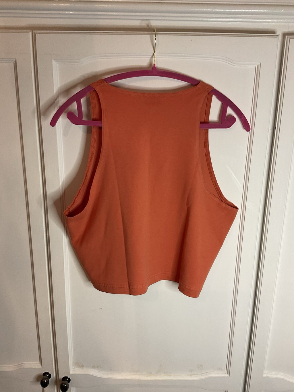 Nike Ladies XL Tight Fit Cropped Top Orange Bnwt1