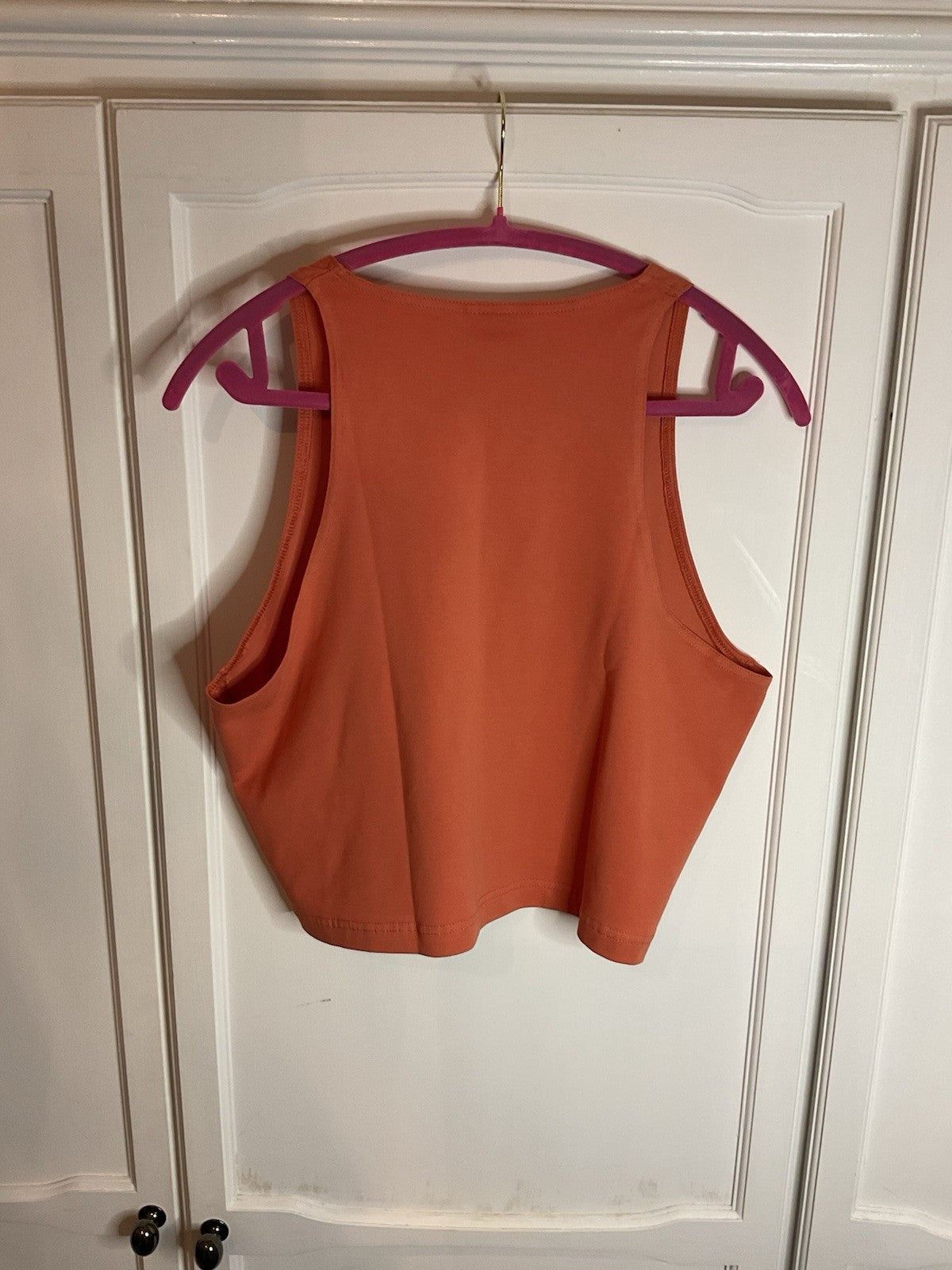 Nike Ladies XL Tight Fit Cropped Top Orange Bnwt1