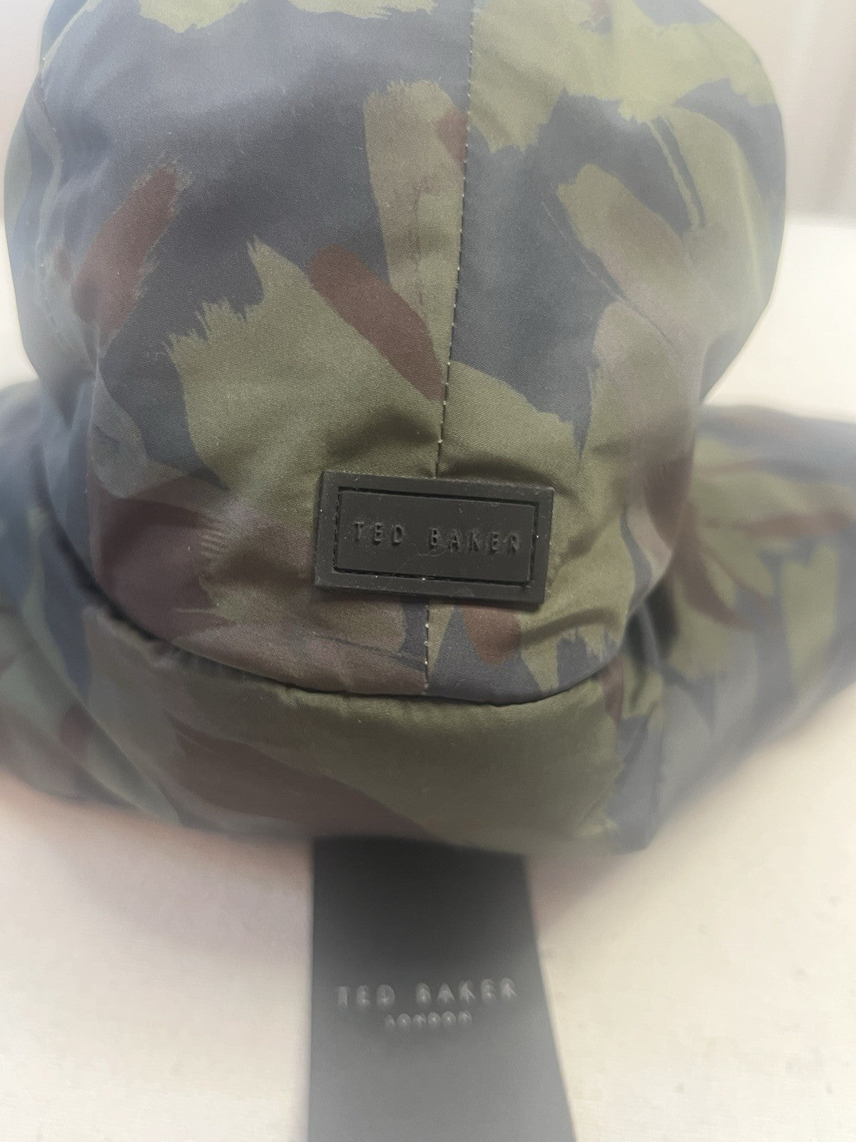 Ted Baker Childs Camo Puffer Trapper Hat 57cms Bnwt Rrp £45.002