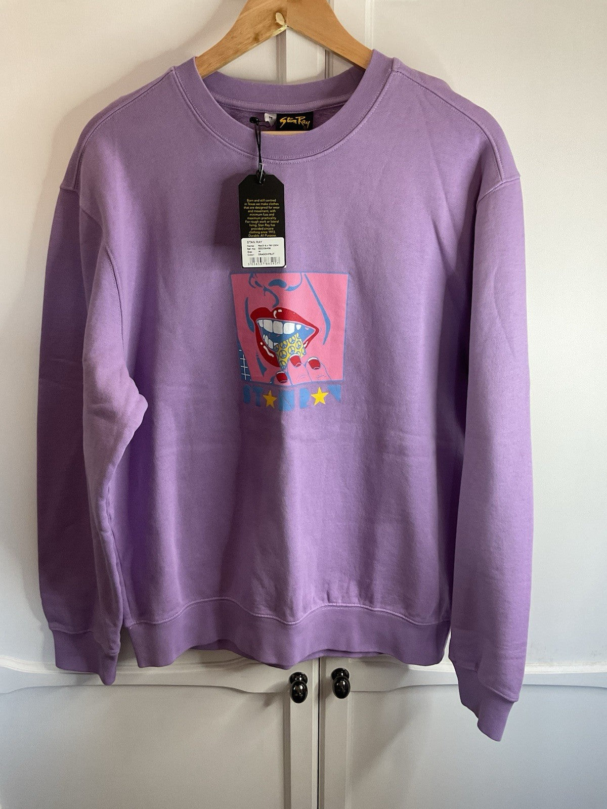 Stan Ray Hoodie Peace is A Trip Size Medium Unisex Graphic BNWT0