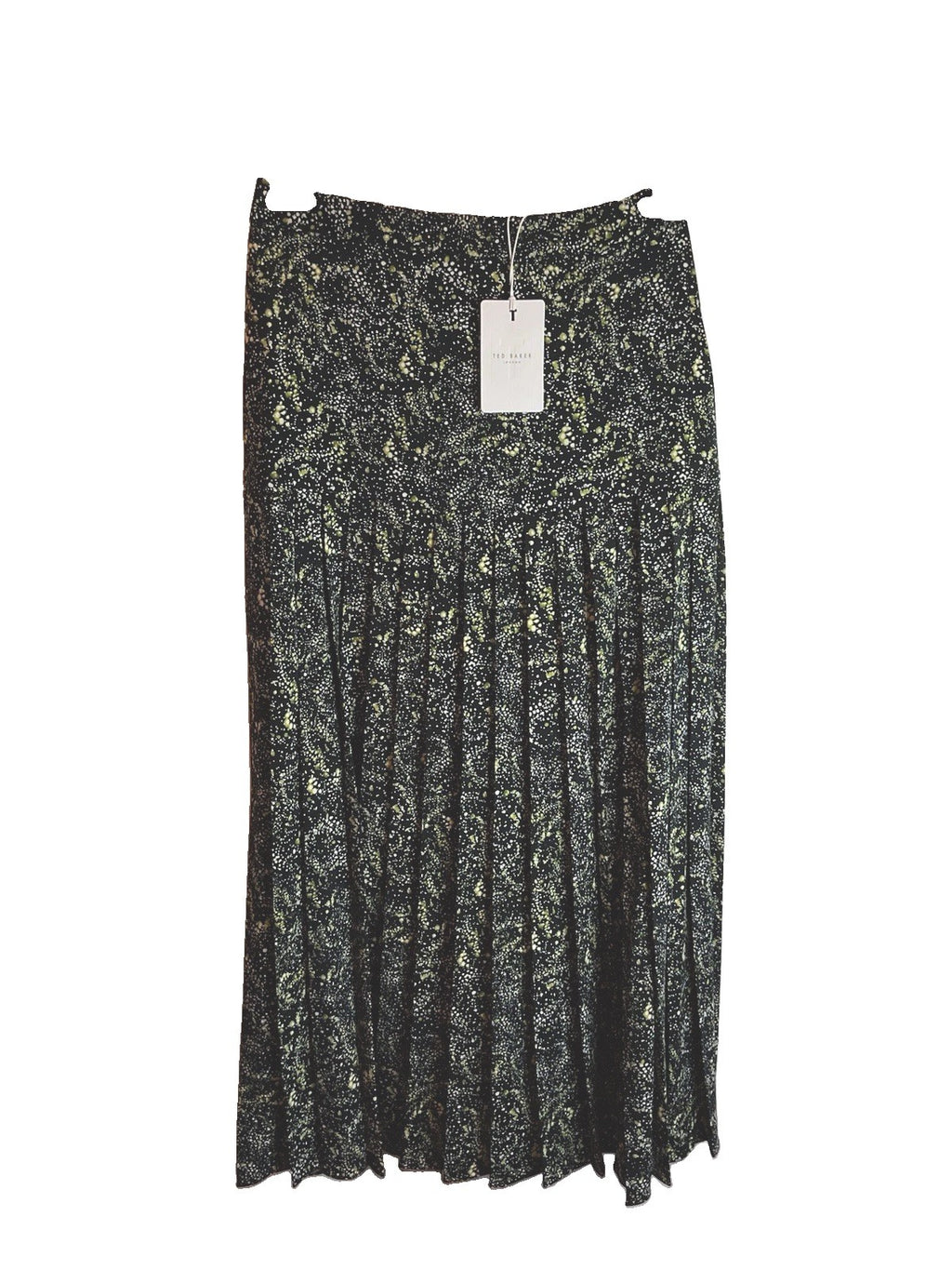 Ted Baker Women's Skirt Printed Knife Pleated With SPL  Size 1 Bnwt Rrp £1500