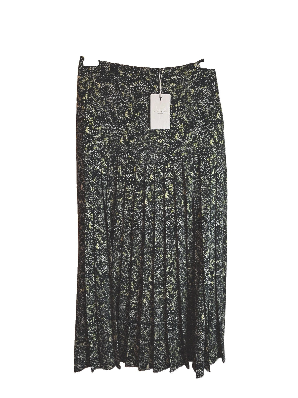 Ted Baker Women's Skirt Printed Knife Pleated With SPL  Size 1 Bnwt Rrp £1500
