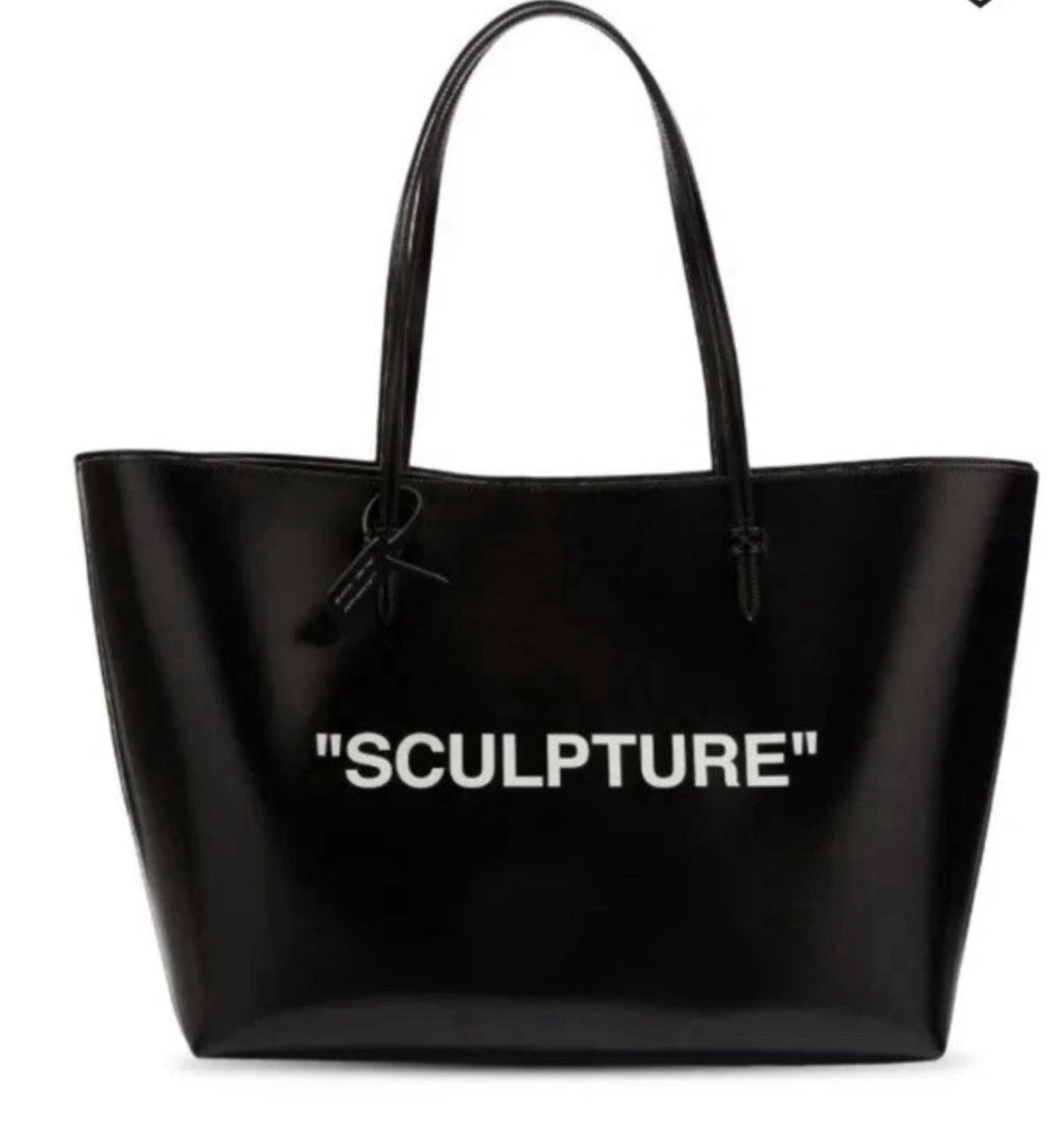 OFF-WHITE Sculpture designer Tote Bag with inner clutch bag, Genuine RRP £1260 10
