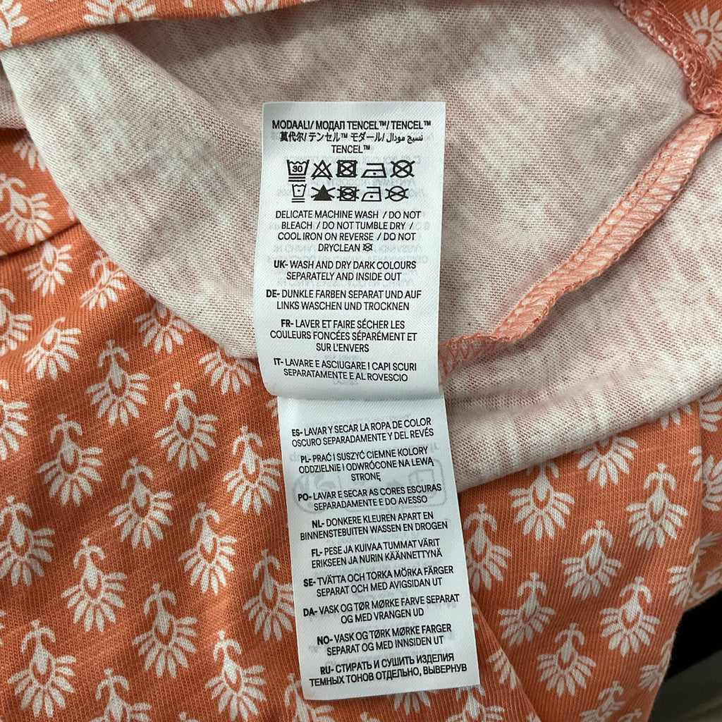 Boden Midi Jersey Dress Uk8 Peach, Lovely Summer Dress Bnwt DO6827