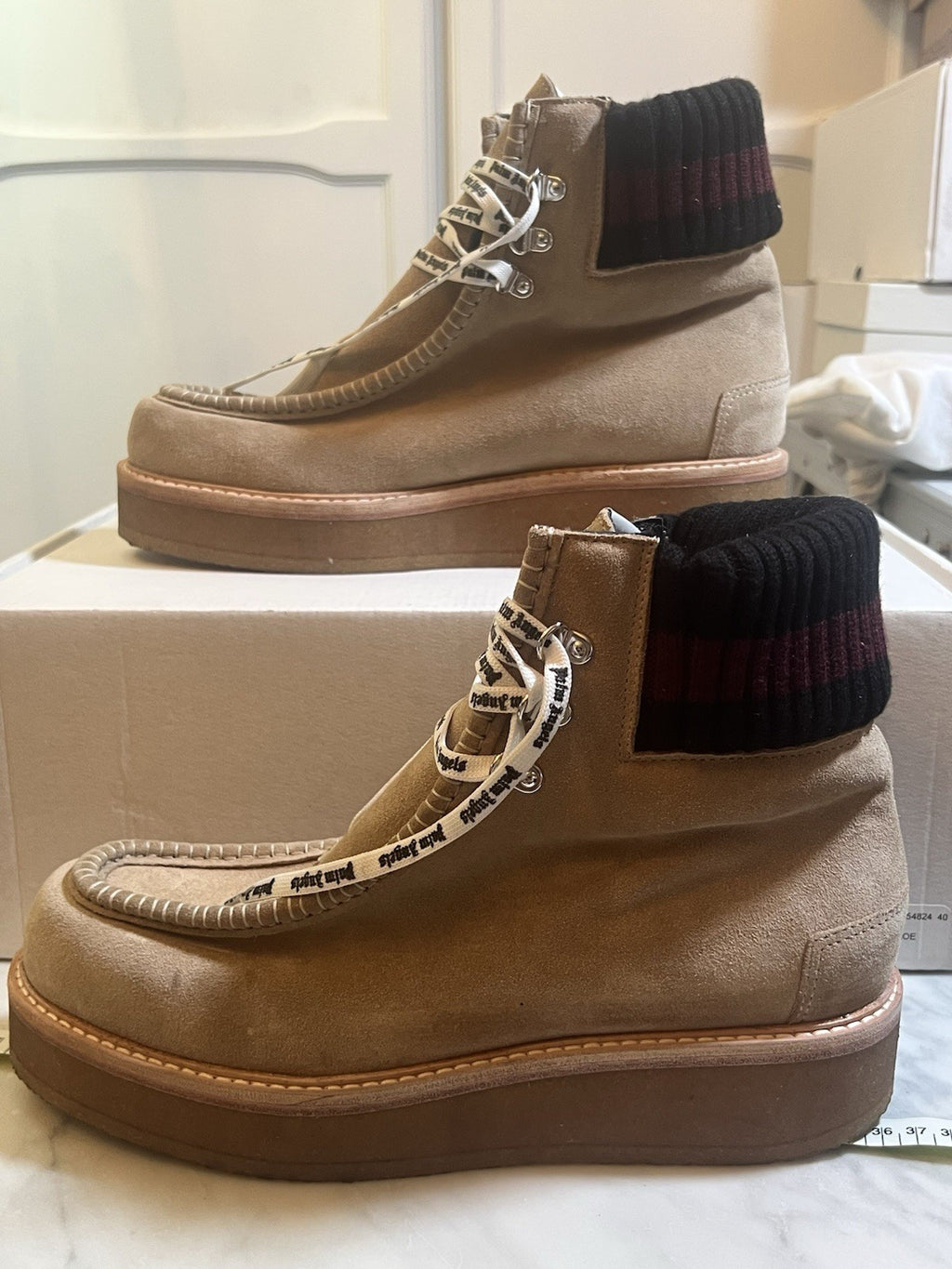 Palm Angels Pmia021f172950254824 Boots Size 6.5 Eu 40 used once See Description 2