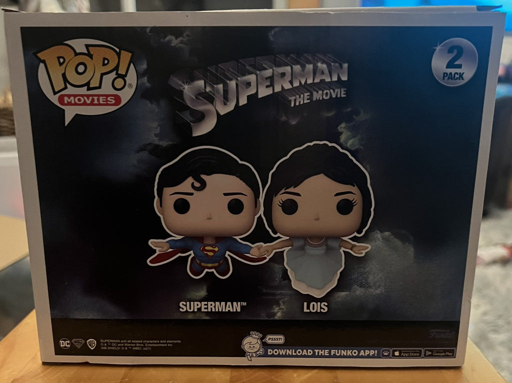 Funko Pop! Movies: Superman And Lois Flying - Zavvi Exclusive 2 pack new 3