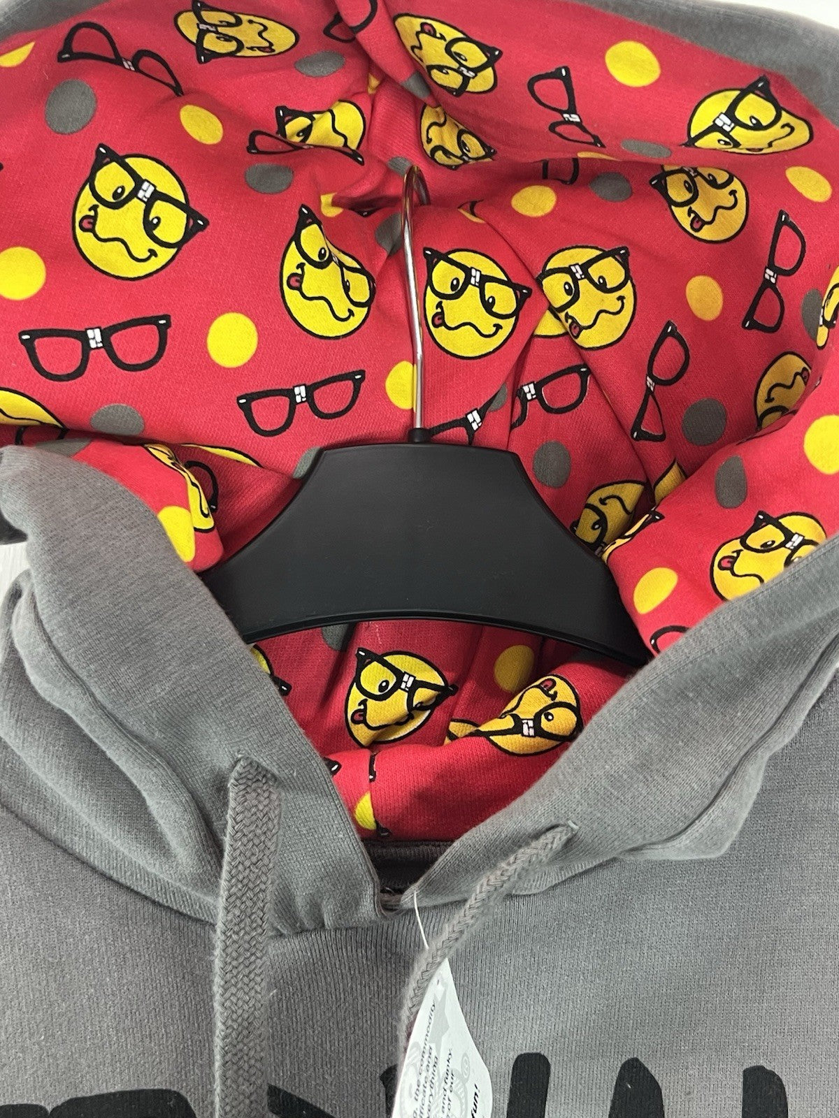 David & Goliath Nerdvana Hoodie Charcoal Grey- Vintage retro Bnwt lovely hoodie 1