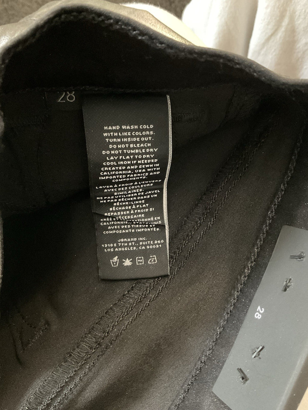 J Brand Mid Rise Crop Boot Galactic Silver Womens Selena Jeans Size 28” RRP £2208