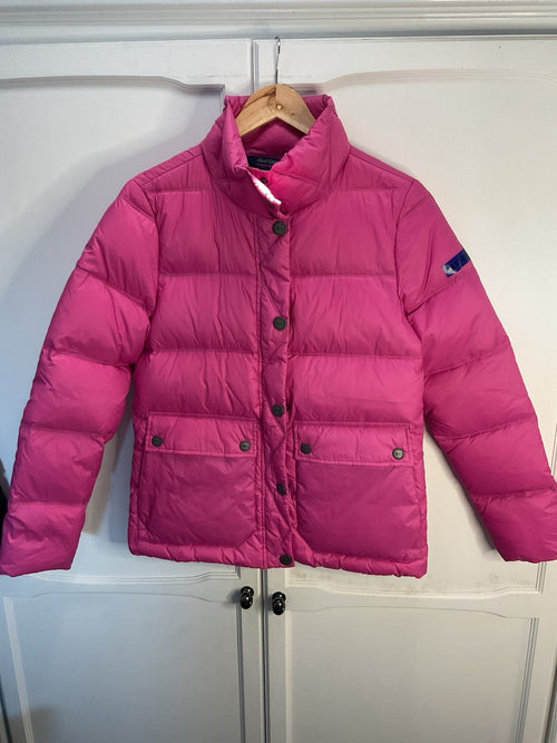 Best Company Women's Lavaredo Small Pink Puffer Coat Rare, Bnwt Vintage Italian0