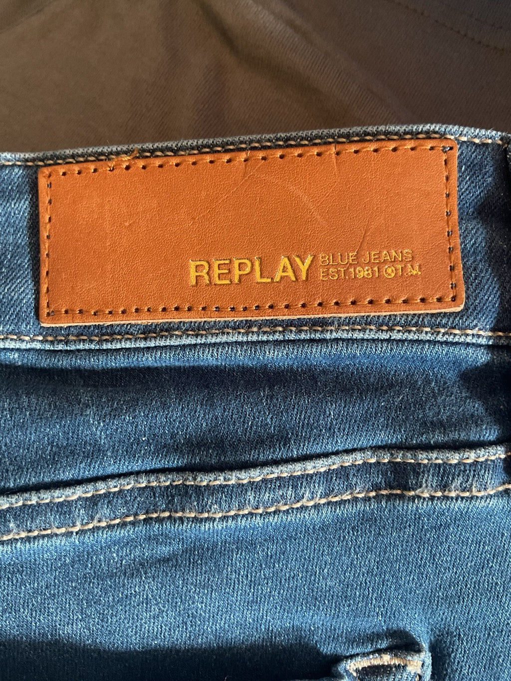 LADIES Skinny REPLAY LUZIEN High Waist JEANS (W32 L32) Bnwt3