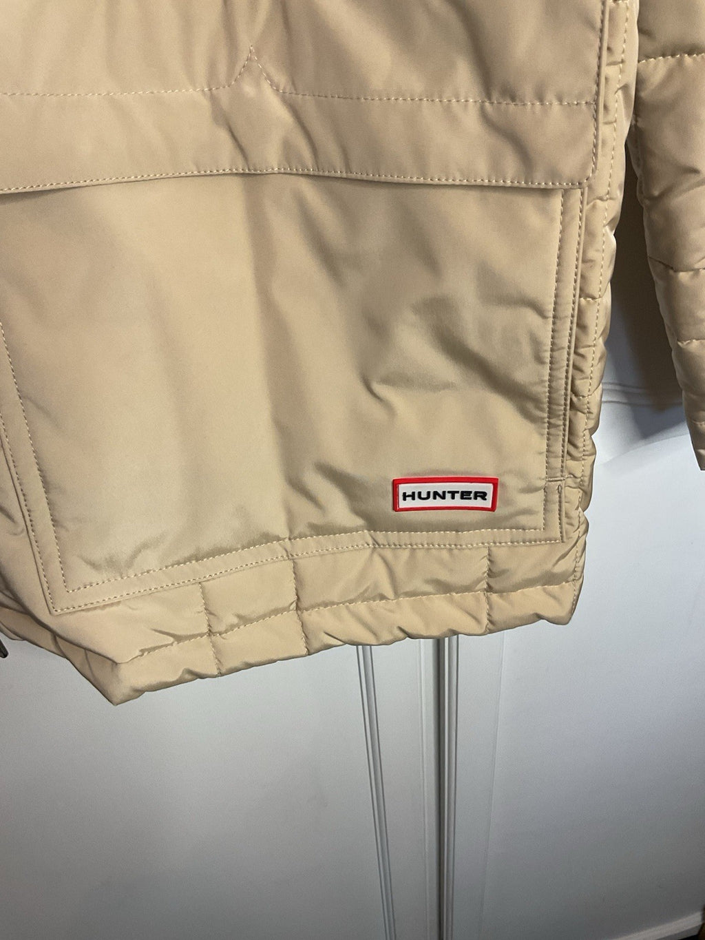 Hunter Walter Quilted Jacket Men’s XL Safari (Beige) Harm004242 BNWT New1