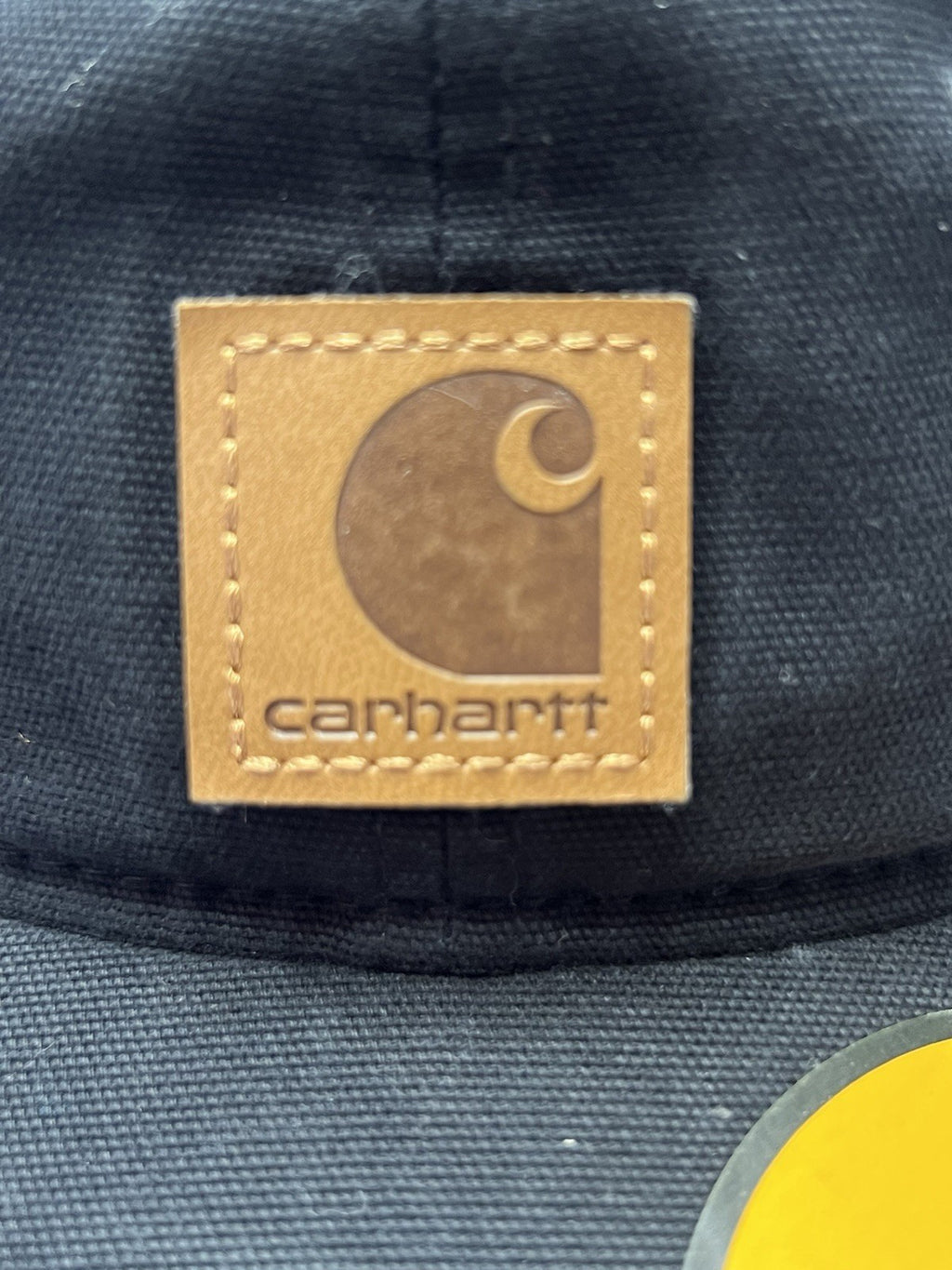 Carhartt Black Canvas Unisex One Size Adjustable Cap Bnwt4