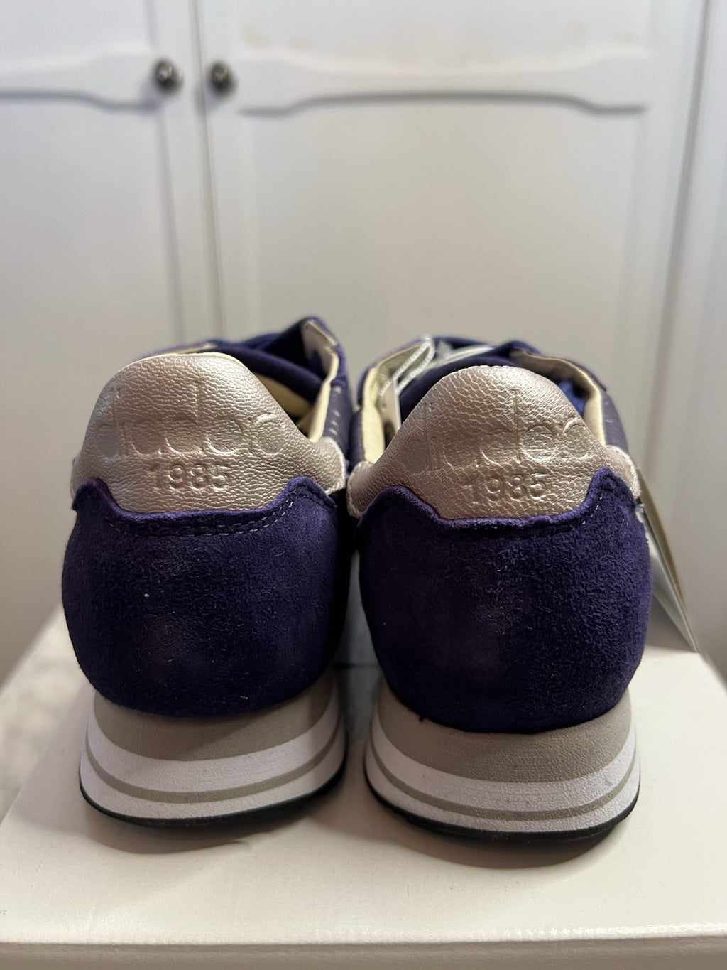 Diadora Heritage Camaro Violet Swarovski Cyrstal Trainers Uk 4 Bnib RRP £230 New4