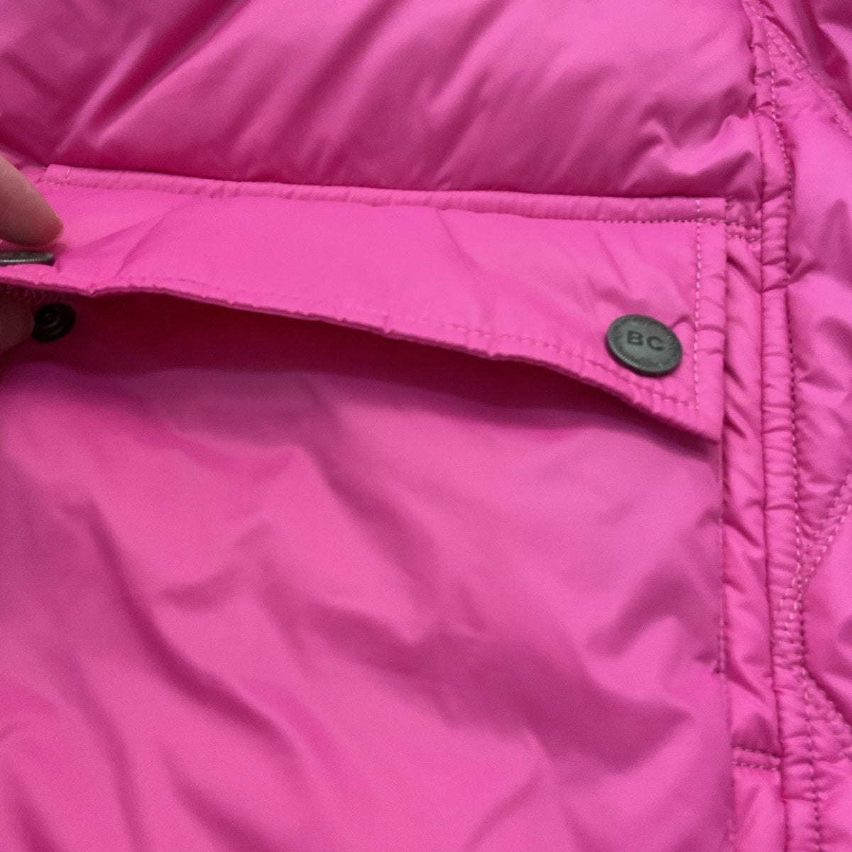 Best Company Women's Lavaredo Small Pink Puffer Coat Rare, Bnwt Vintage Italian14